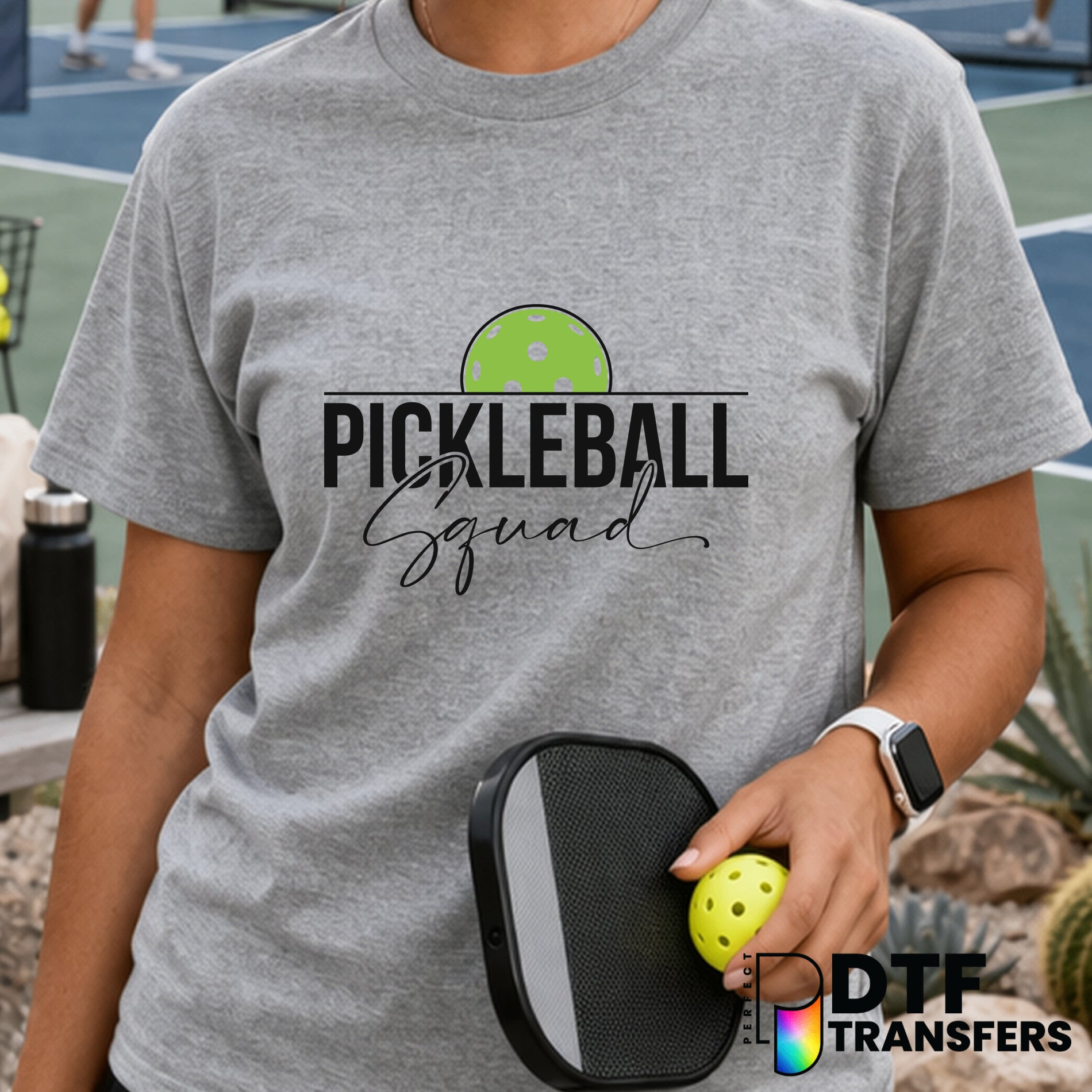 PICKLEBALL SQUAD – Pickleball DTF Transfer