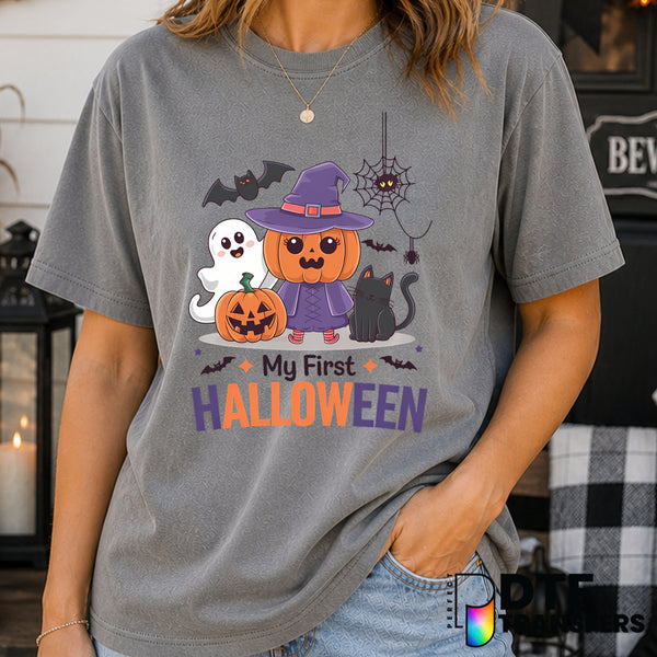 "My First Halloween" – Halloween DTF Transfer