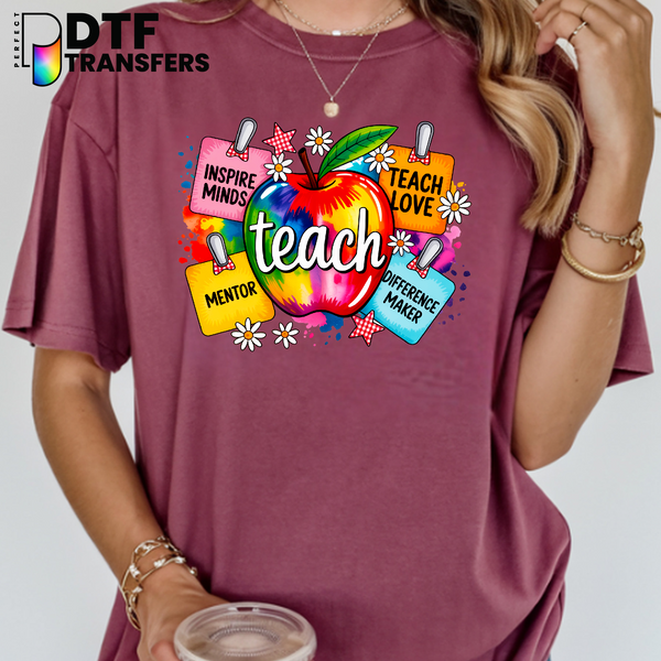 Teach Love Inspire – Teacher DTF Transfer