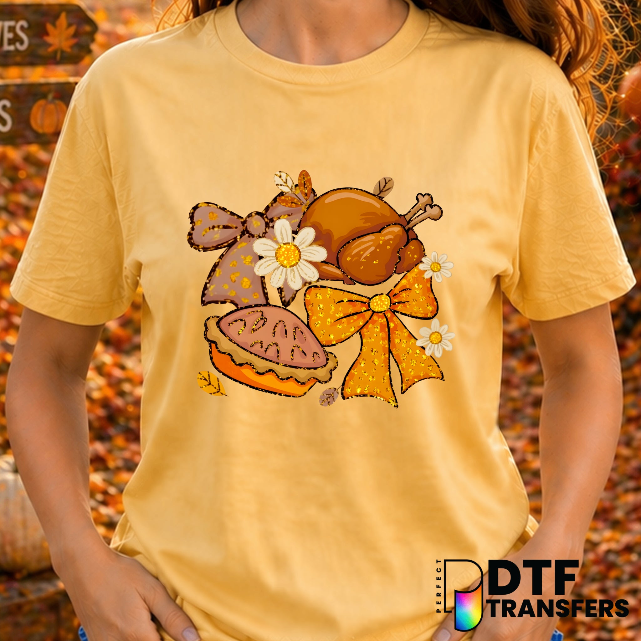 HAPPY THANKSGIVING – Thanksgiving DTF Transfer