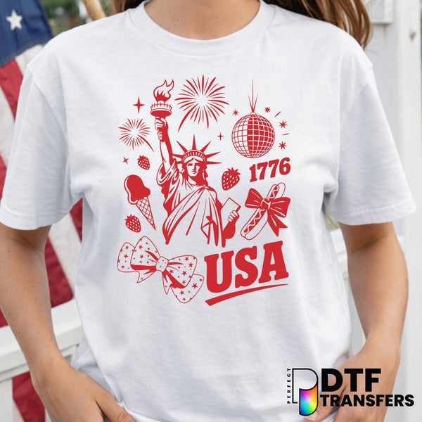 USA 1776 – Fourth of July DTF Transfer