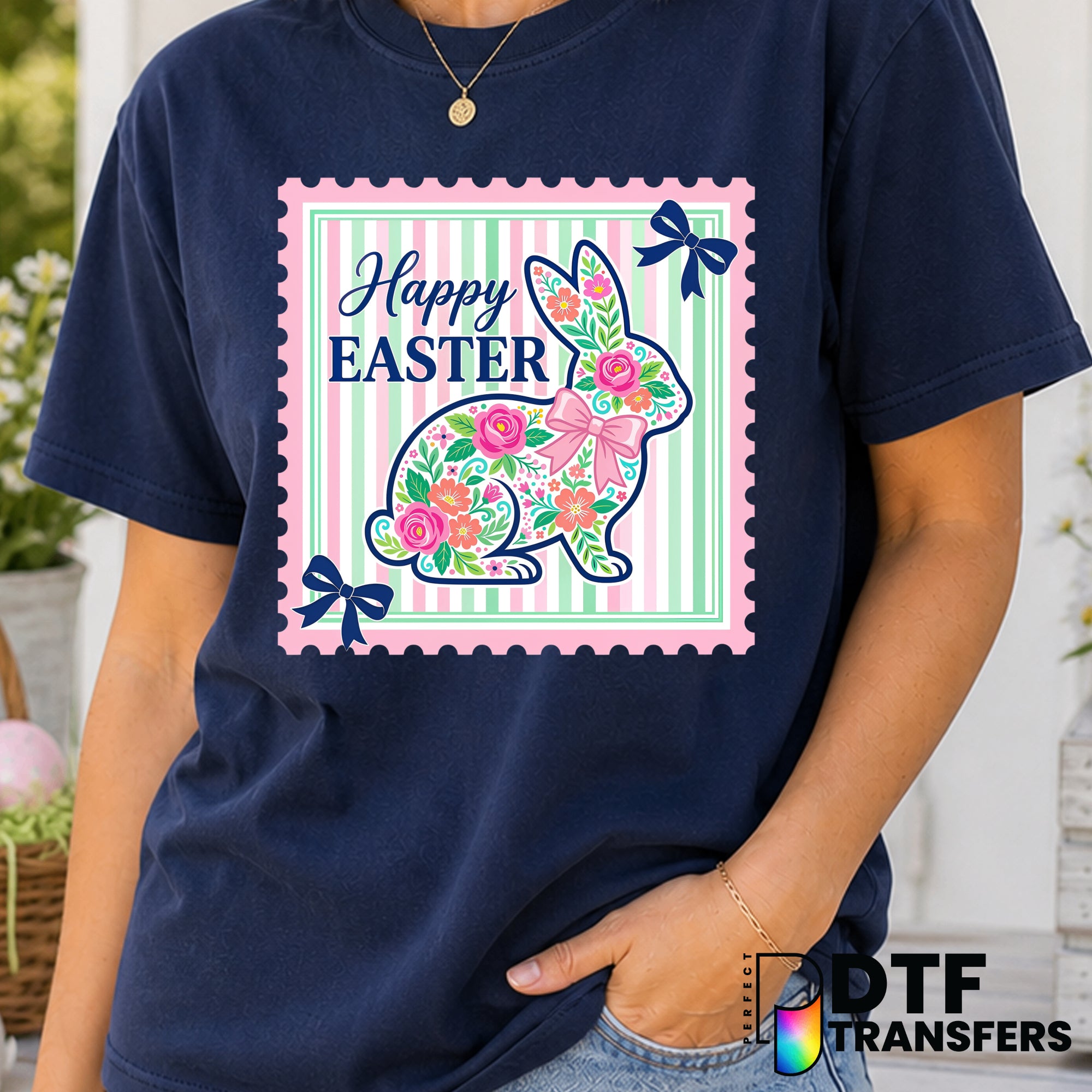 Happy Easter – Easter DTF Transfer