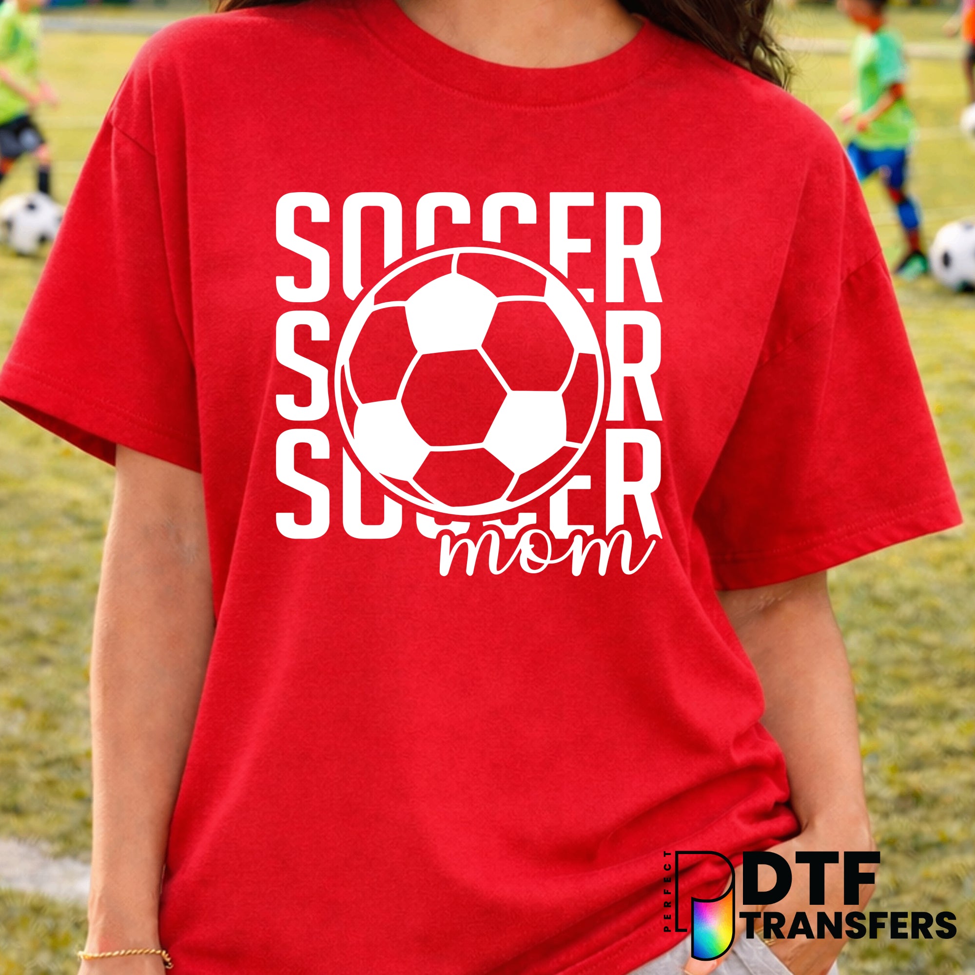 Soccer Mom – Soccer DTF Transfer