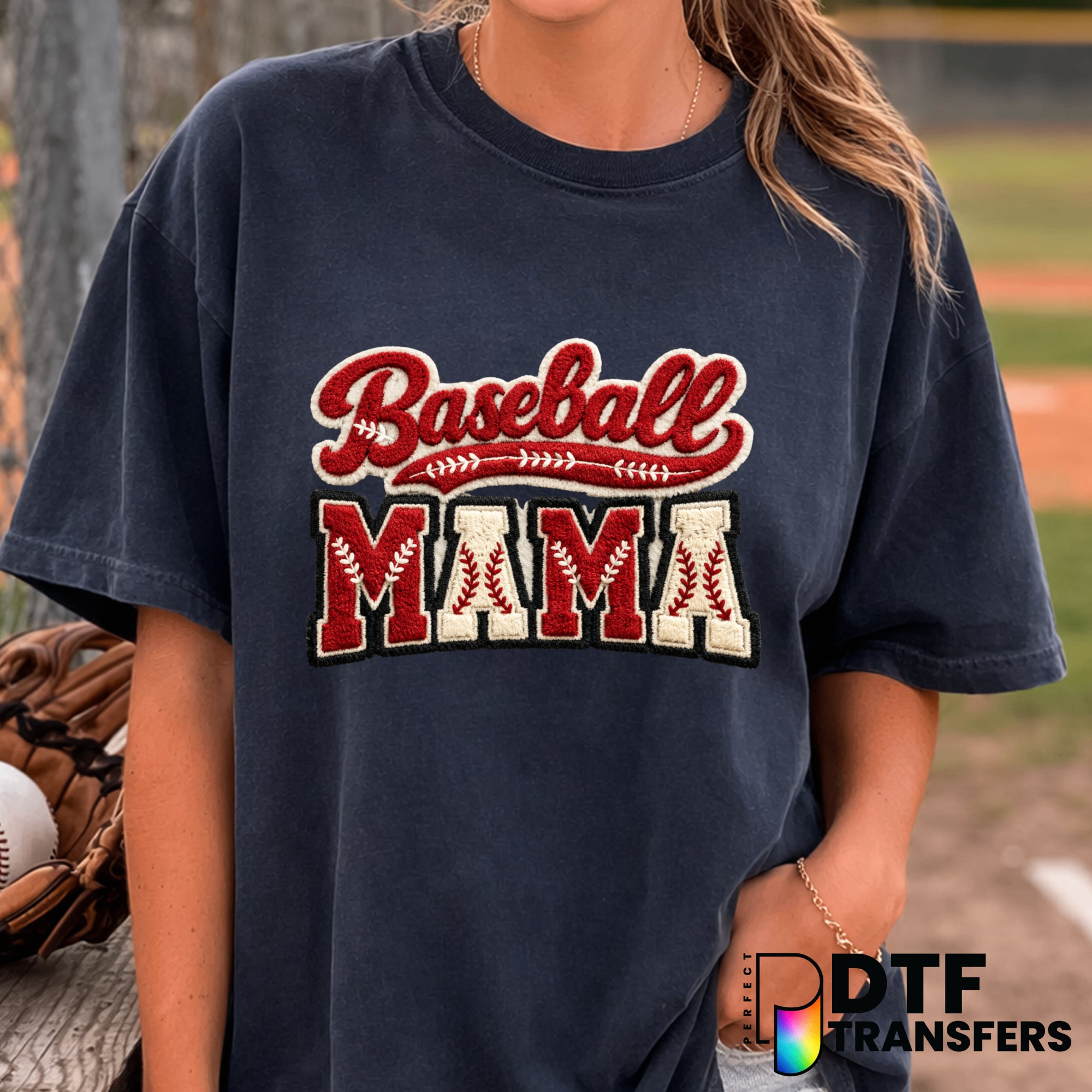 Baseball Mama – Baseball DTF Transfer