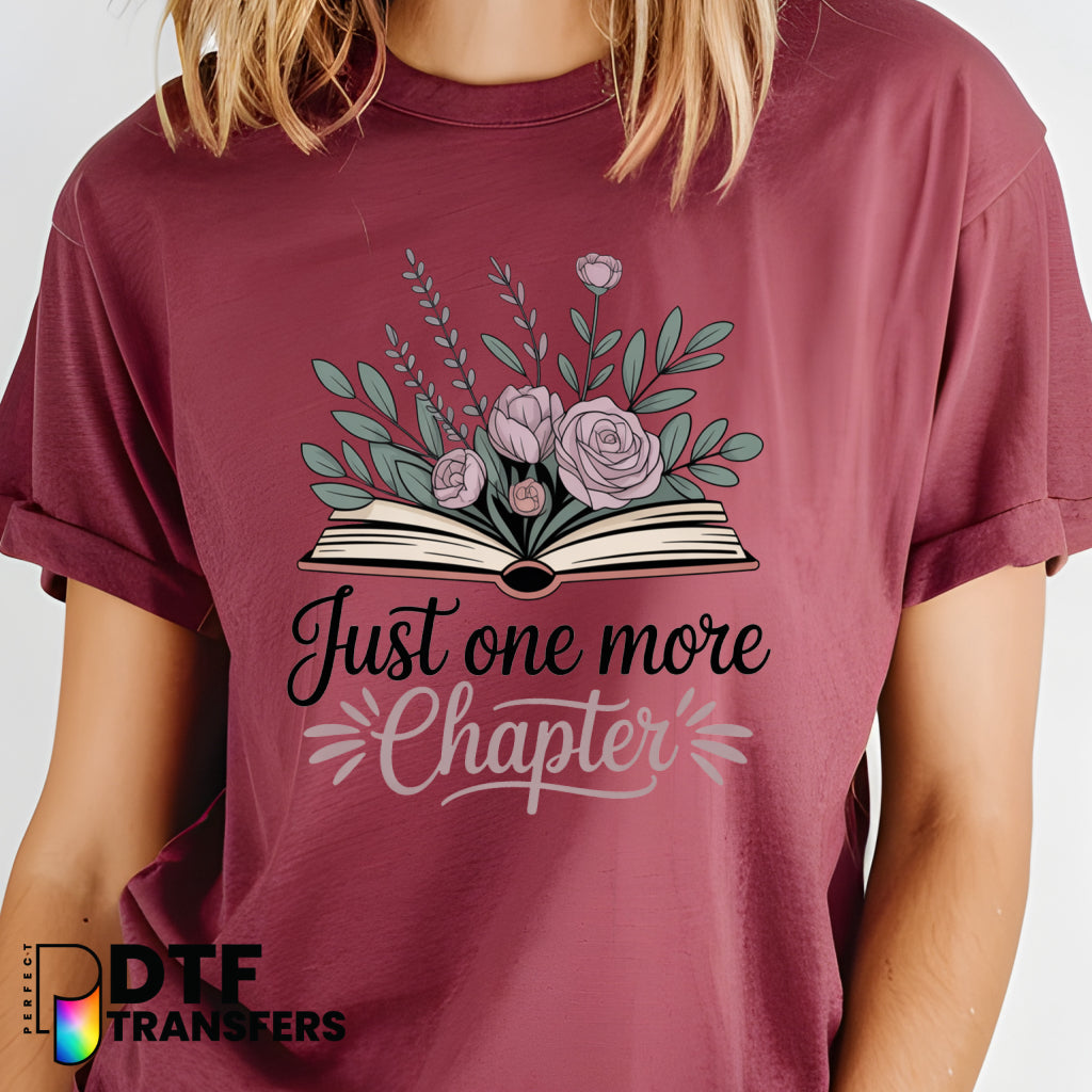 Just One More Chapter – Teacher DTF Transfer