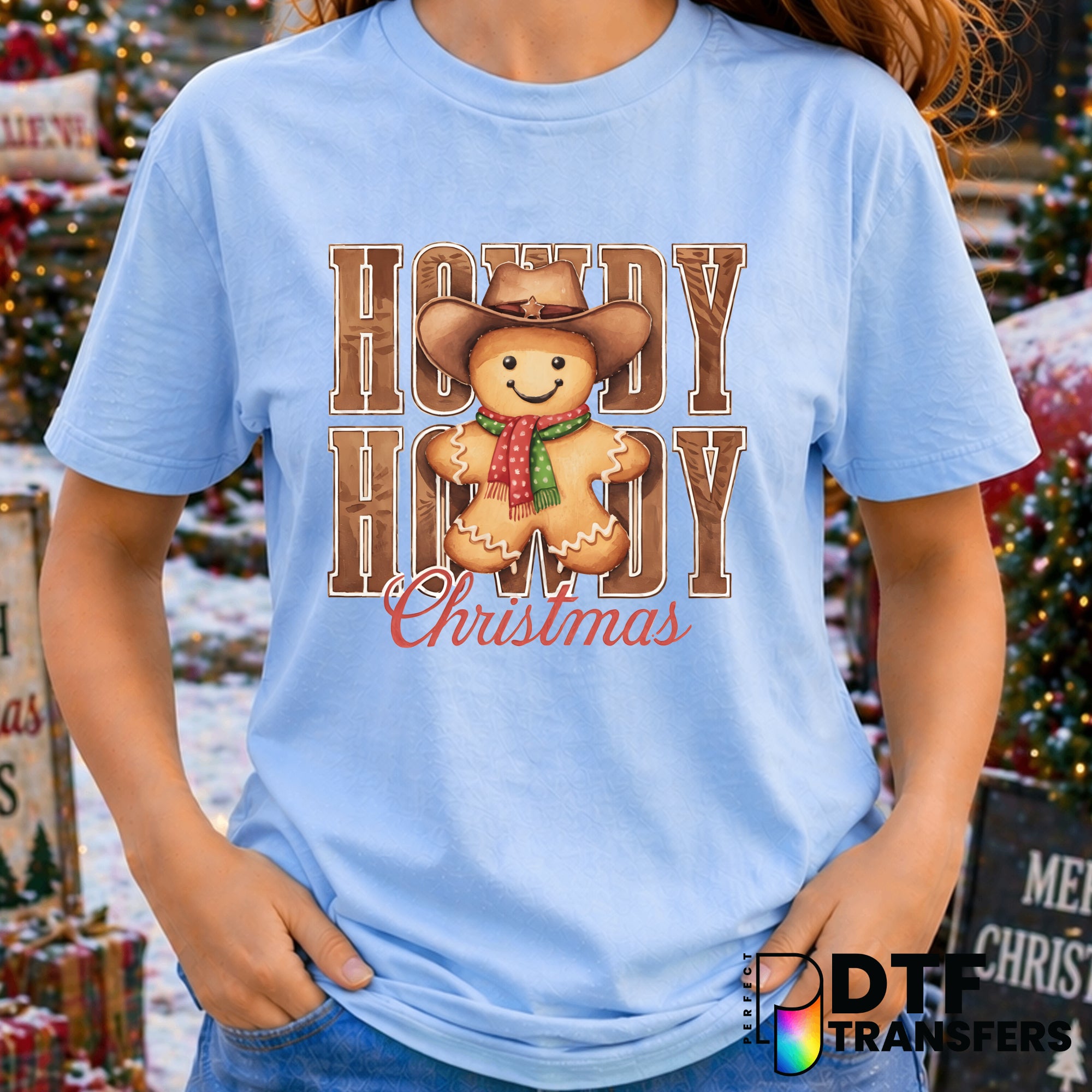 Howdy Christmas – Christmas DTF Transfer