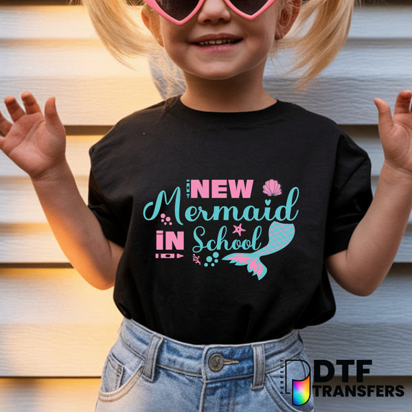 Welcome Back to School Mermaid Educator DTF Transfer