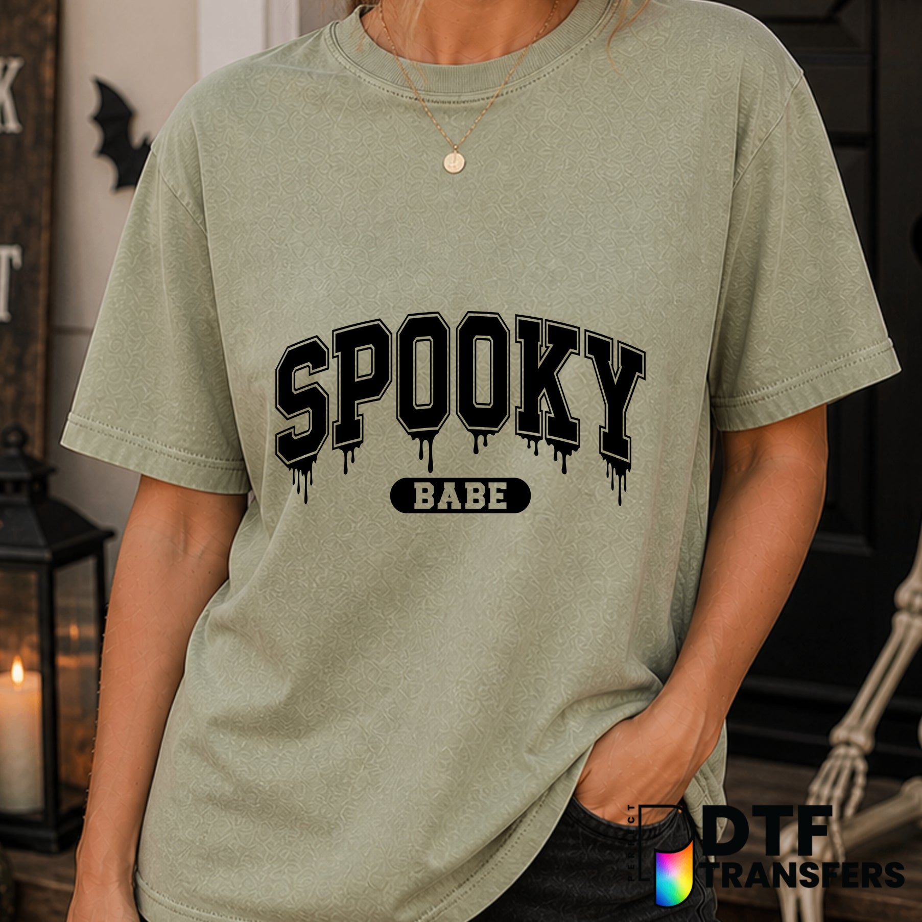 SPOOKY BABE – Halloween DTF Transfer