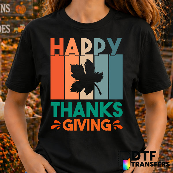Happy Thanksgiving – Thanksgiving DTF Transfer
