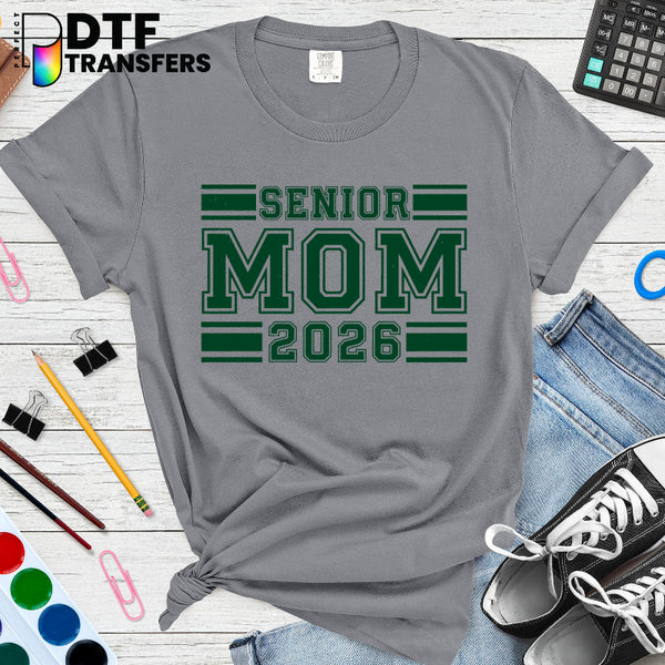 VINTAGE VARSITY SENIOR MOM 2026 – Teacher DTF Transfer