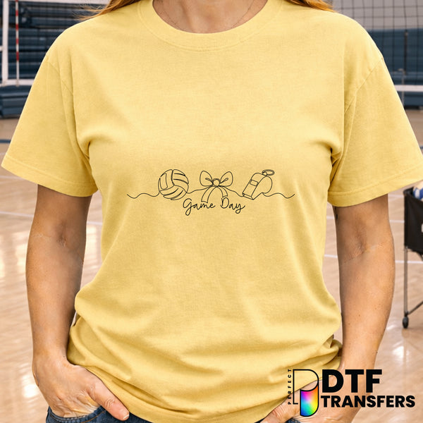 GAME DAY – Volleyball DTF Transfer