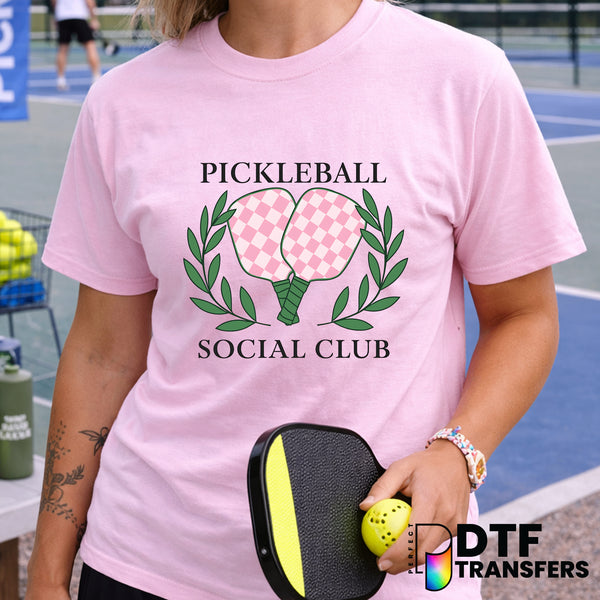 Pickleball Social Club – Pickleball DTF Transfer