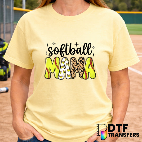 Softball Mama – Softball DTF Transfer