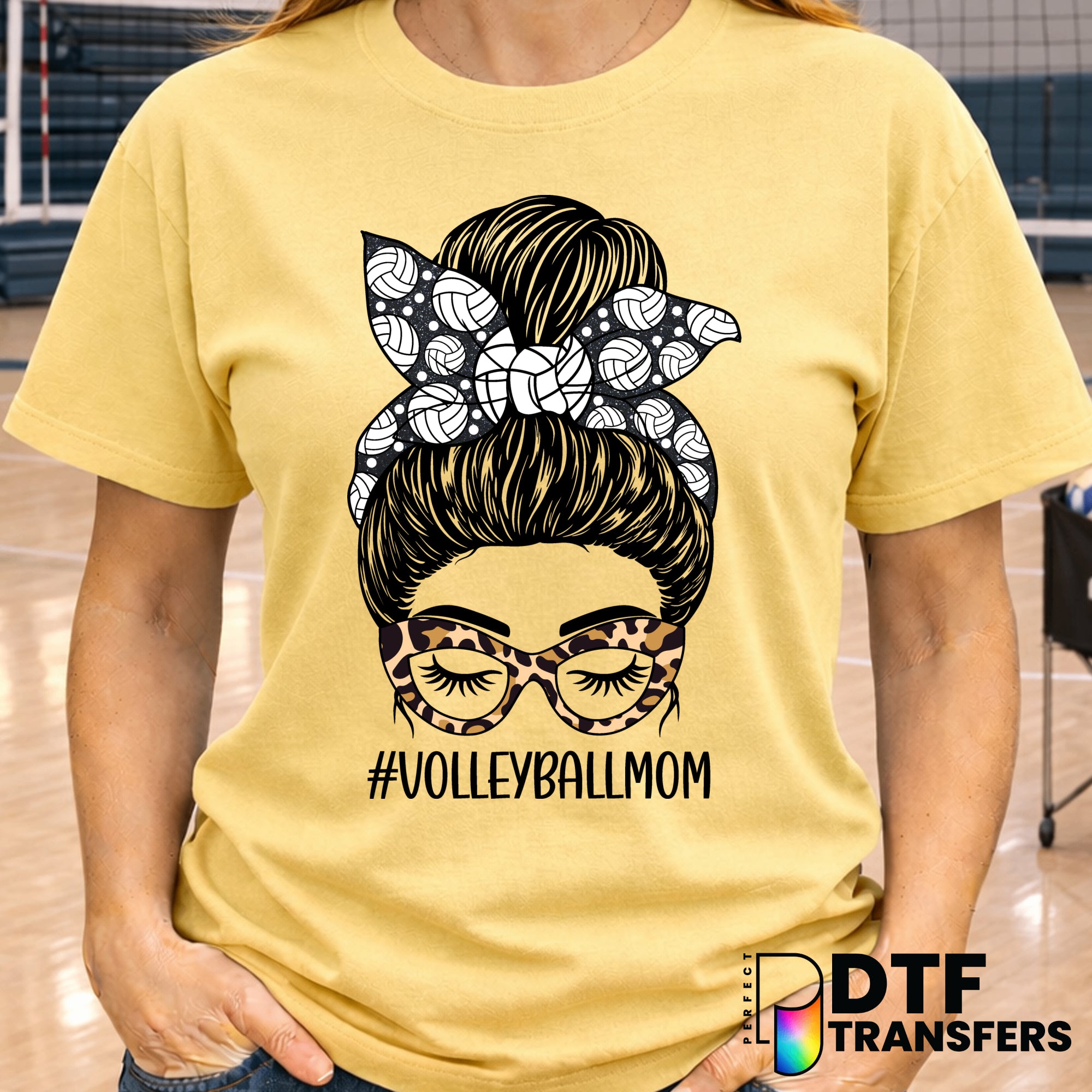 Volleyball Mom – Volleyball DTF Transfer