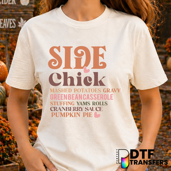 Side Chick – Thanksgiving DTF Transfer