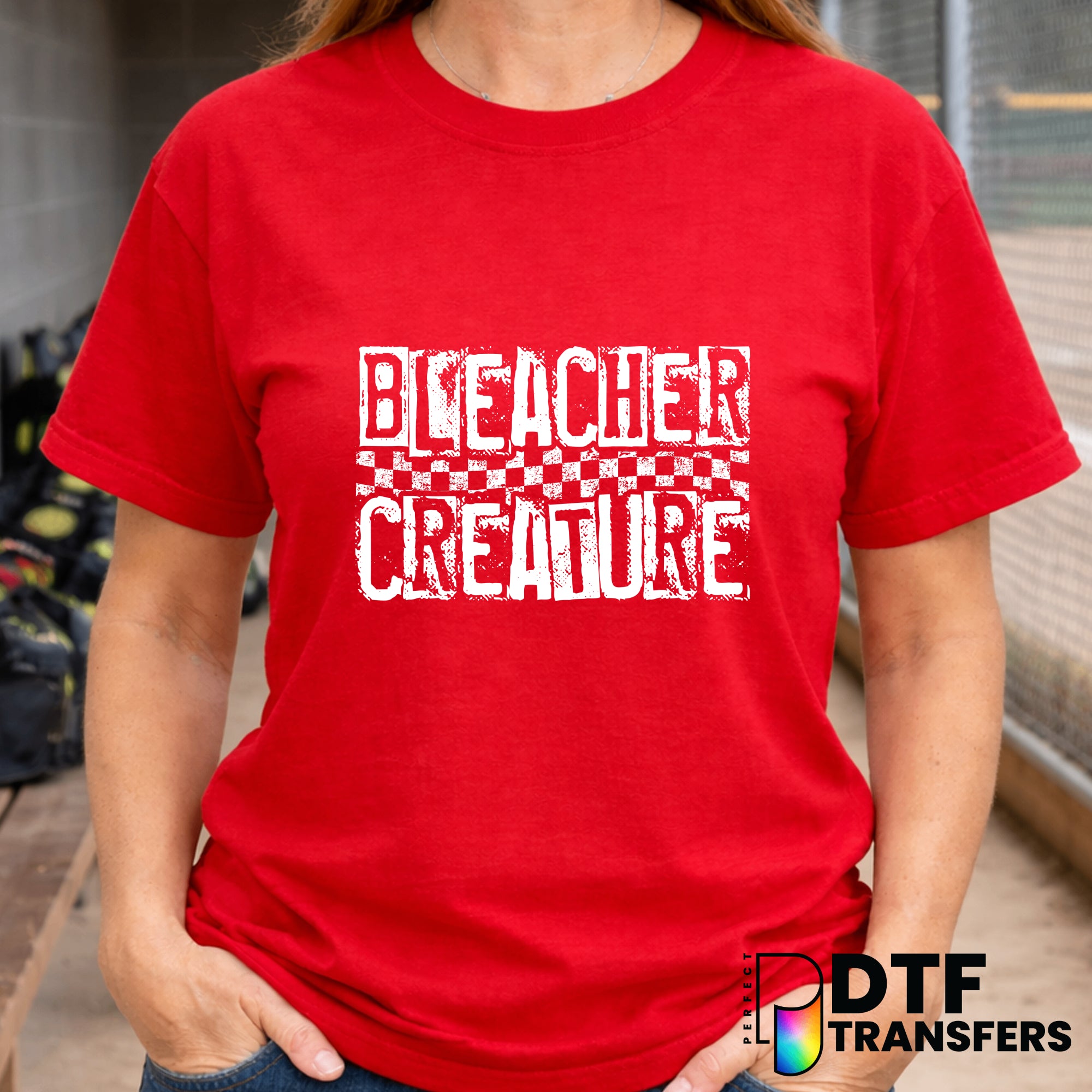 BLEACHER CREATURE – Softball DTF Transfer