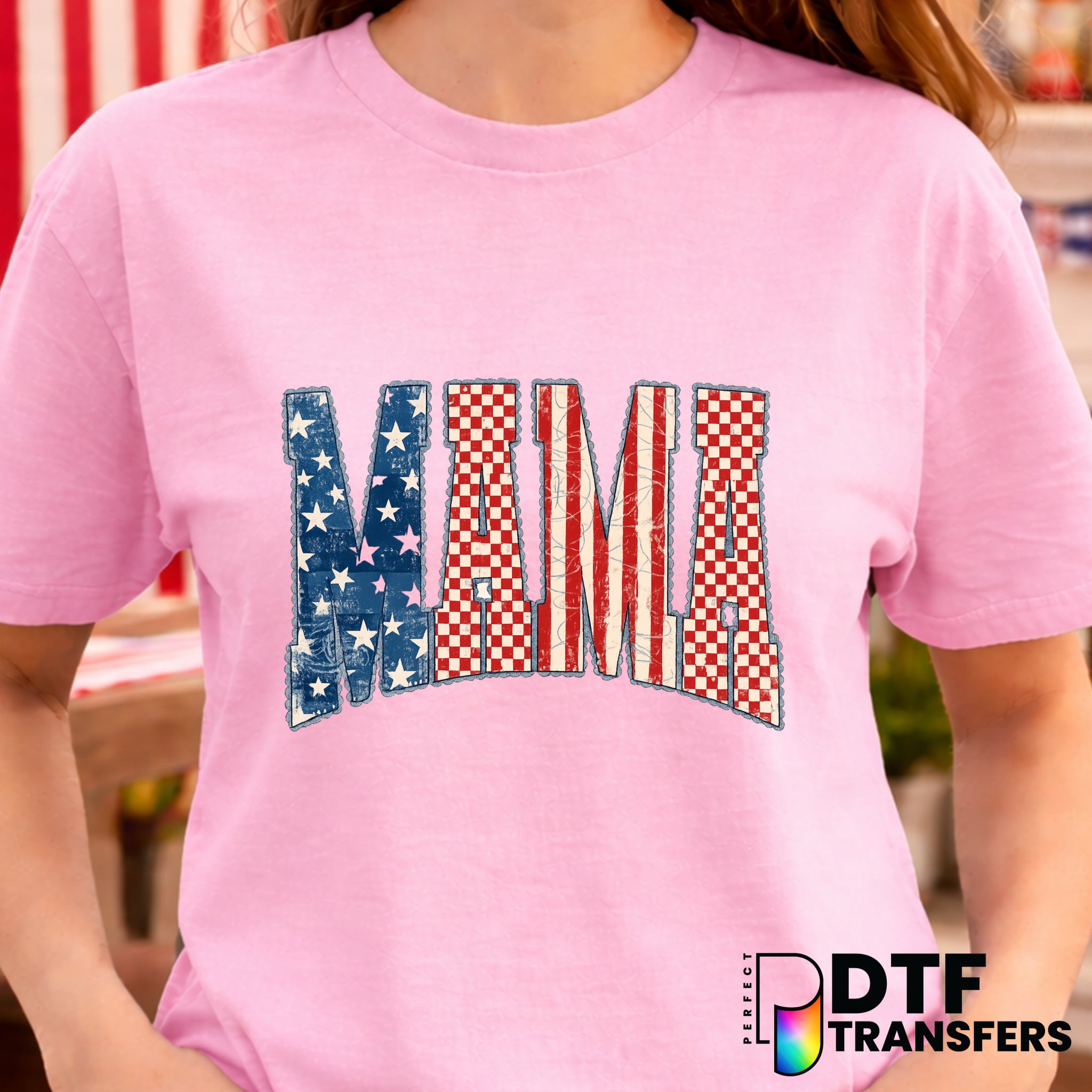 Mama – Fourth of July DTF Transfer