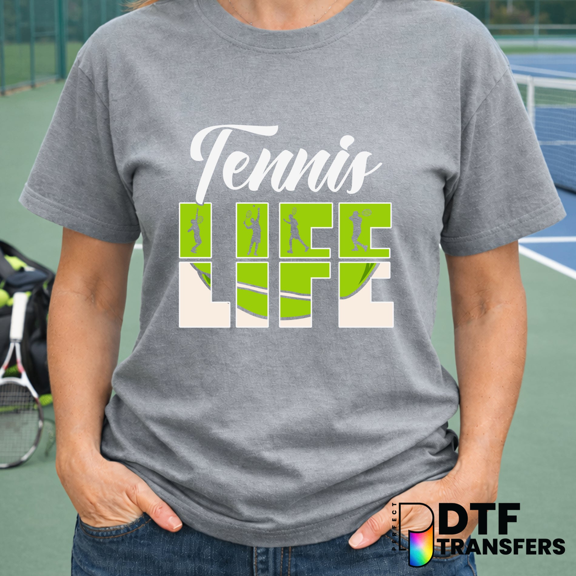 Tennis Life – Tennis DTF Transfer