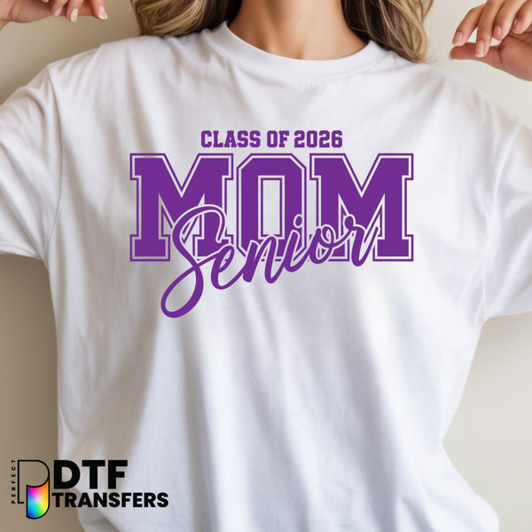 Class of 2026 Senior Mom Graduation Teacher DTF Transfer