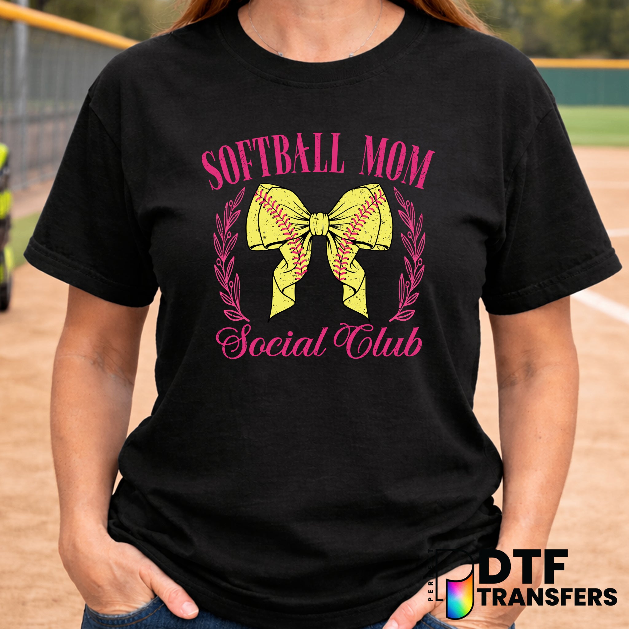 Softball Mom Social Club – Softball DTF Transfer