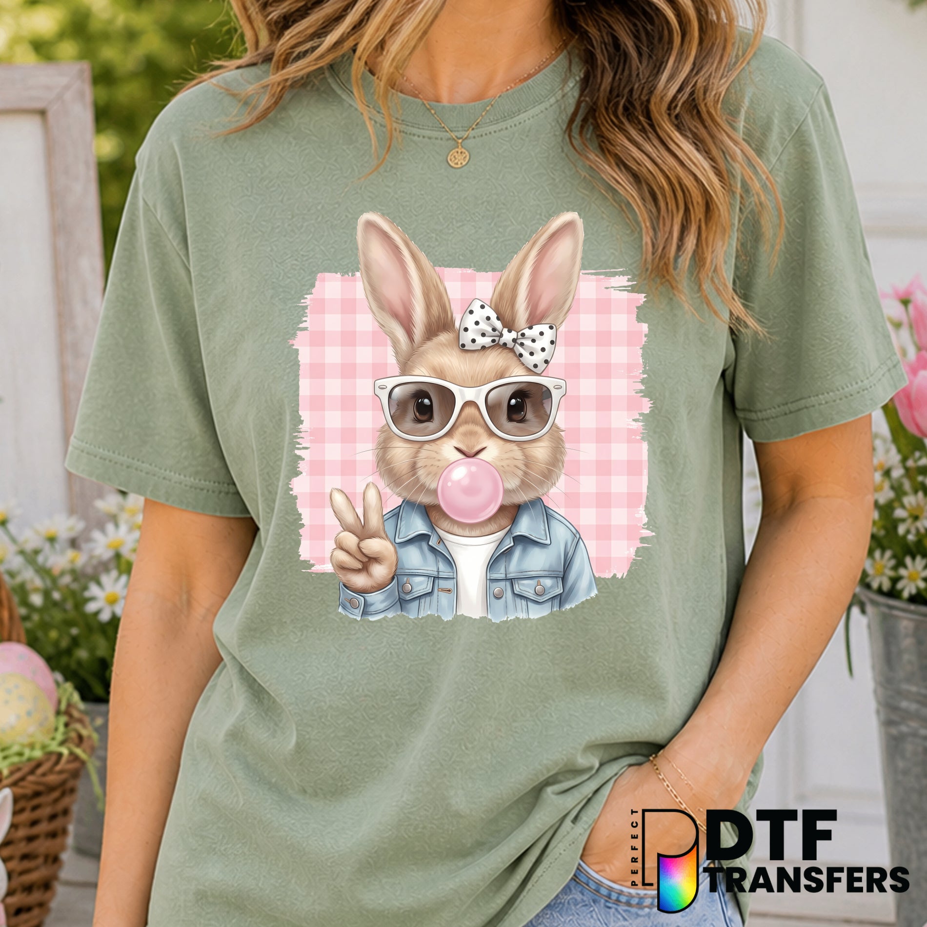Peace Love Easter – Easter DTF Transfer