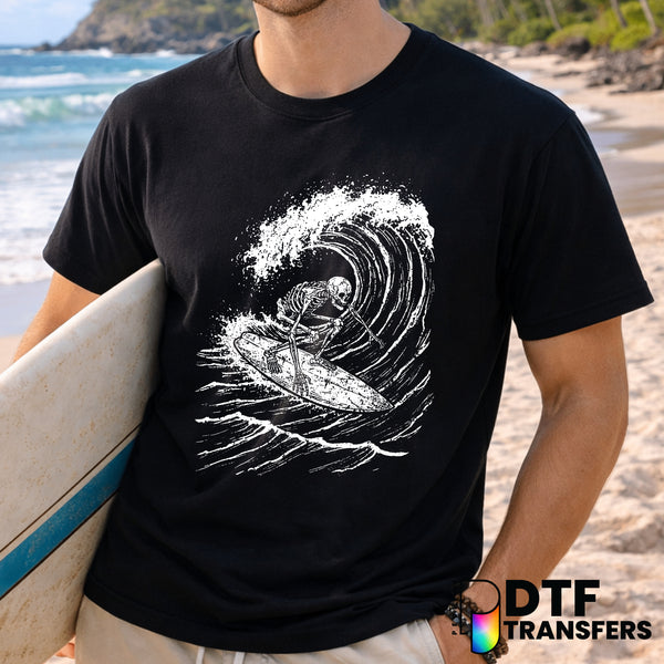 HANG TEN – Surfing DTF Transfer