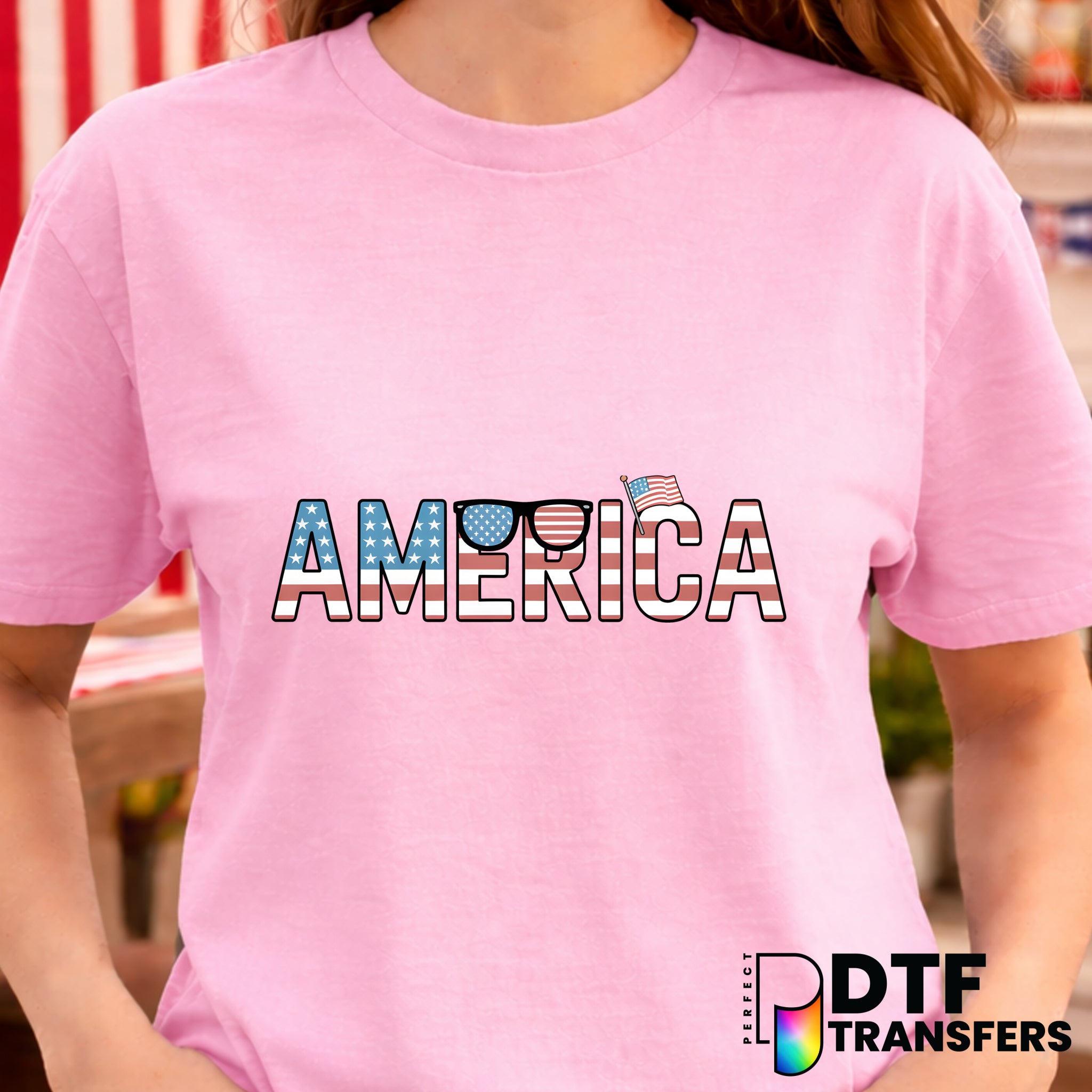 America Sunglasses – Fourth of July DTF Transfer