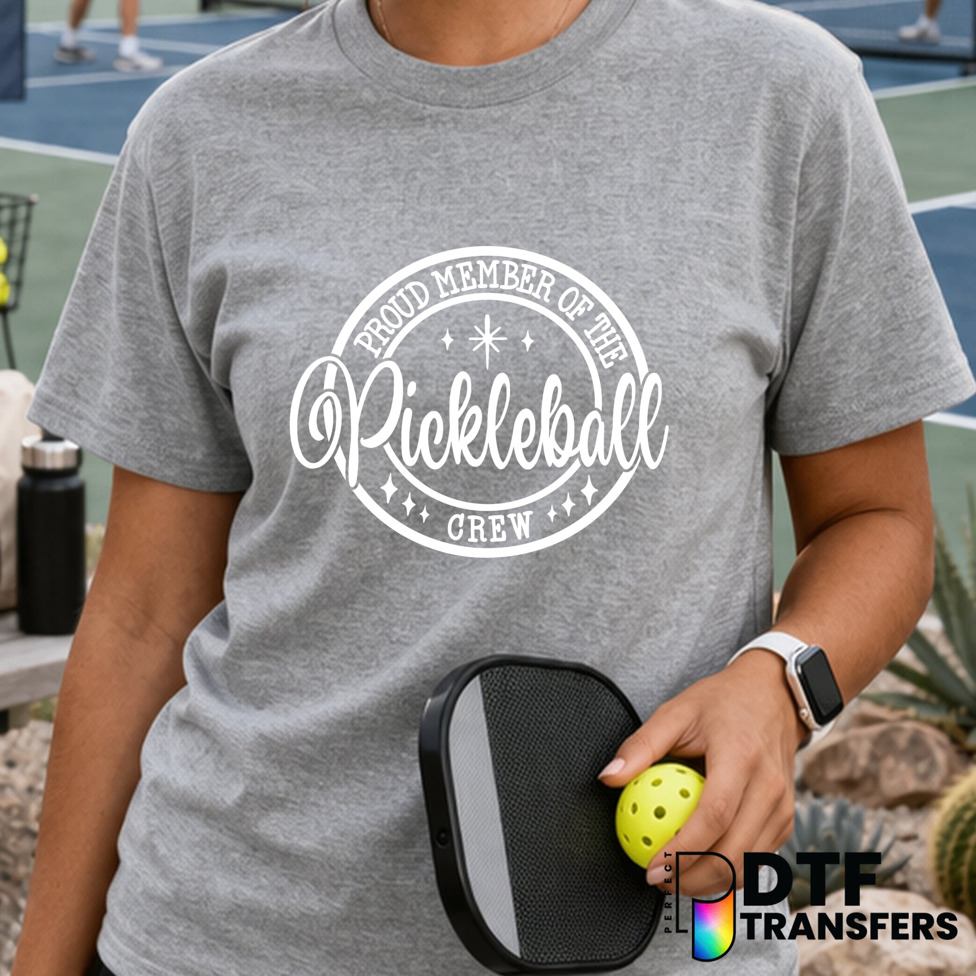 Proud Member of The Pickleball Crew – Pickleball DTF Transfer