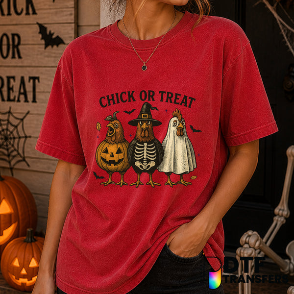 Chick or Treat – Halloween DTF Transfer