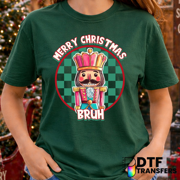 Merry Christmas Bruh – Christmas DTF Transfer