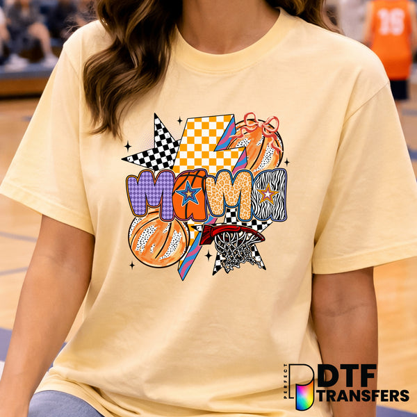 RETRO BASKETBALL MAMA – Basketball DTF Transfer