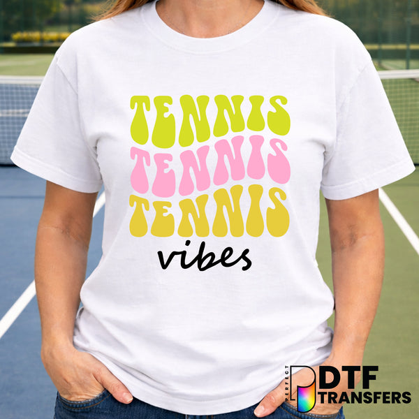 TENNIS VIBES – Tennis DTF Transfer
