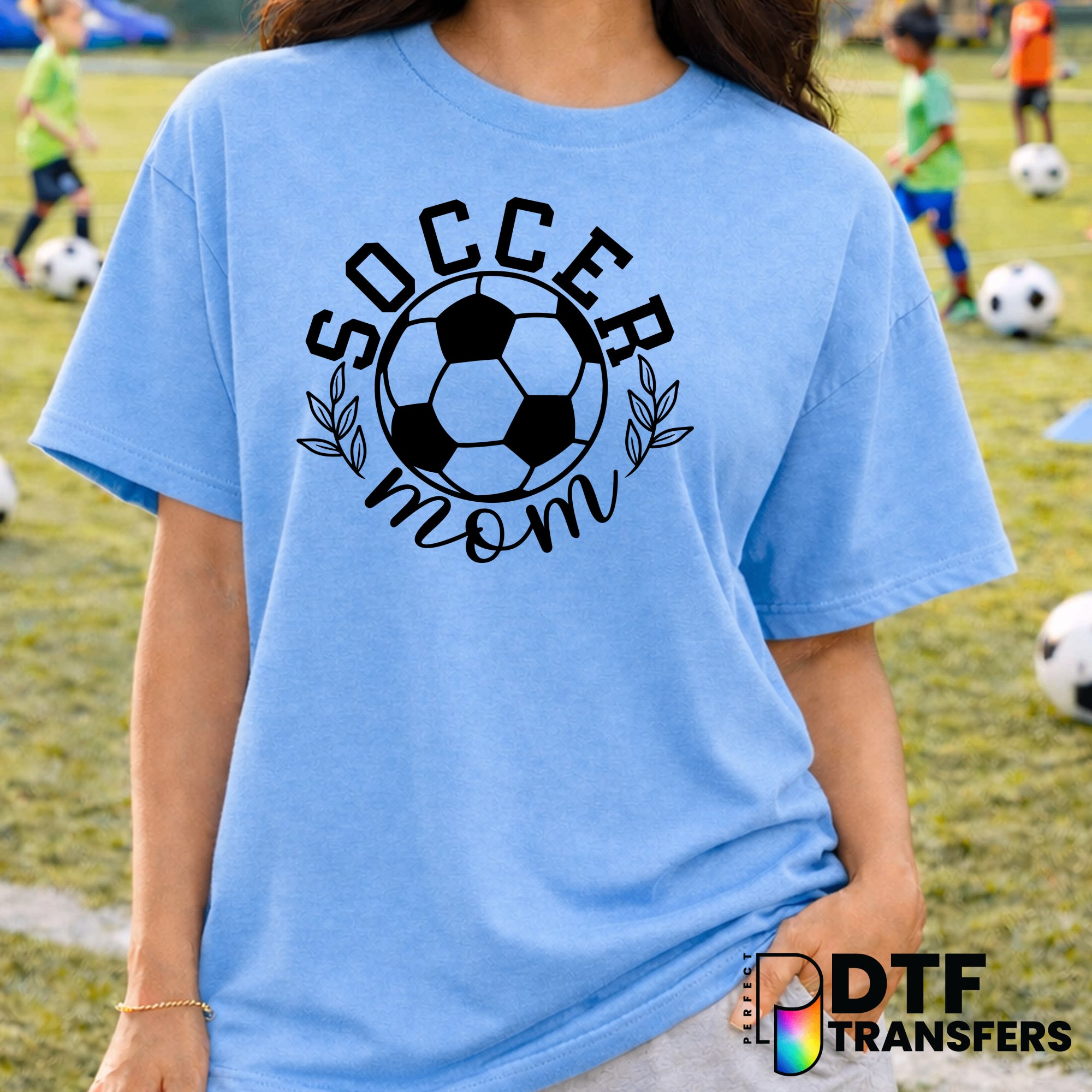 Soccer Mom – Soccer DTF Transfer