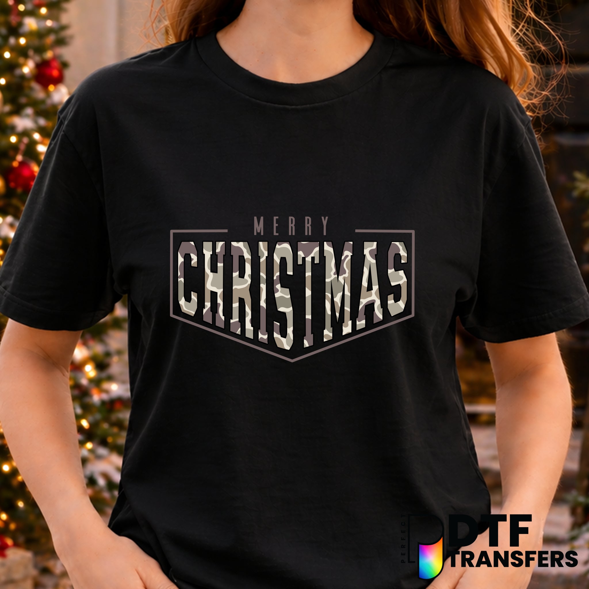 Merry Christmas – Christmas DTF Transfer
