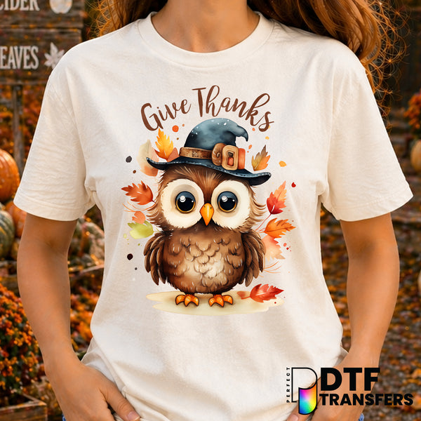 Giving Thanks – Thanksgiving DTF Transfer