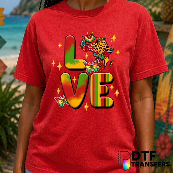 LOVE – Black History Month DTF Transfer