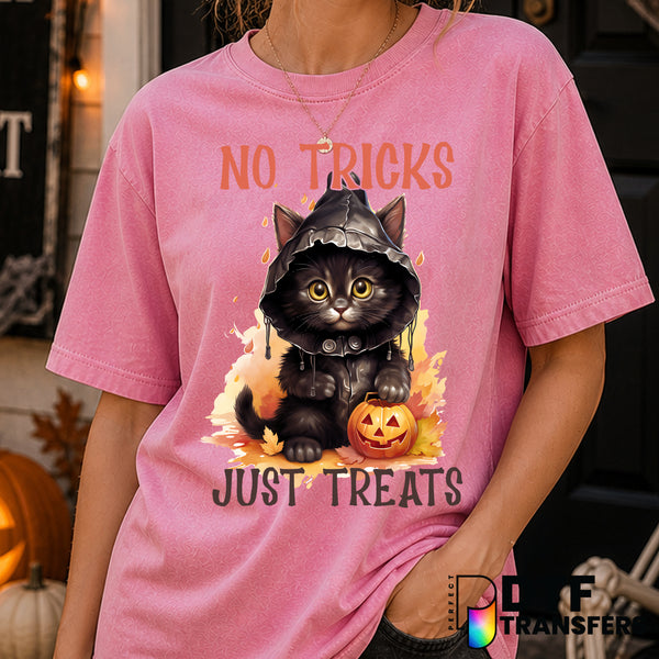 NO TRICKS JUST TREATS – Halloween DTF Transfer