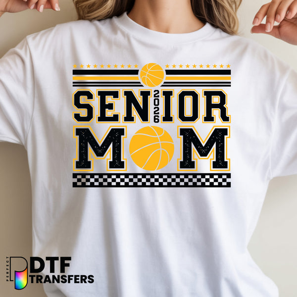 BASKETBALL SENIOR MOM 2026 – Teacher DTF Transfer