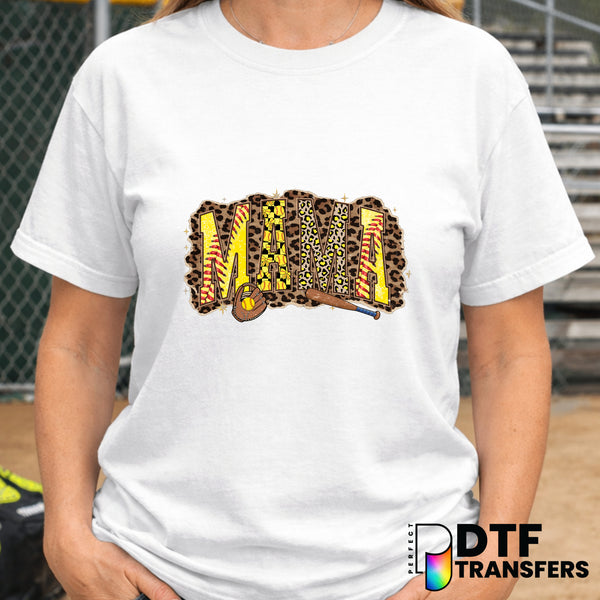 Mama Varsity Softball – DTF Transfer