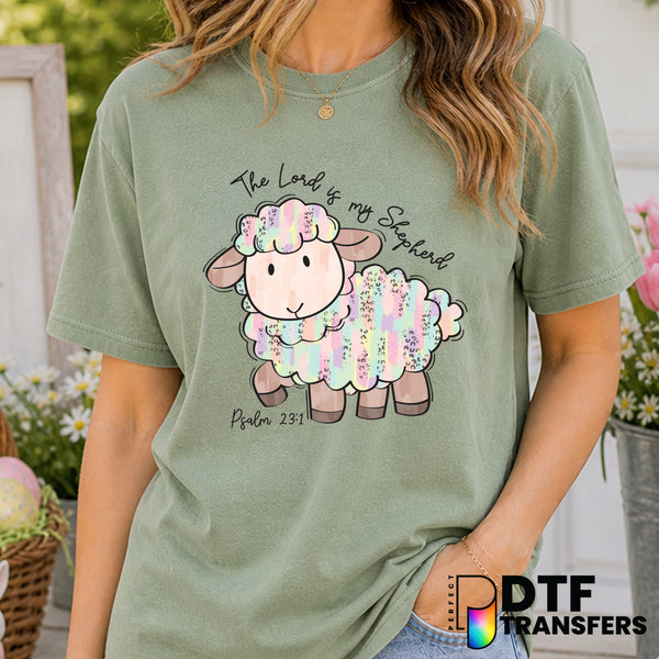 The Lord Is My Shepherd Psalm 23 – Easter DTF Transfer