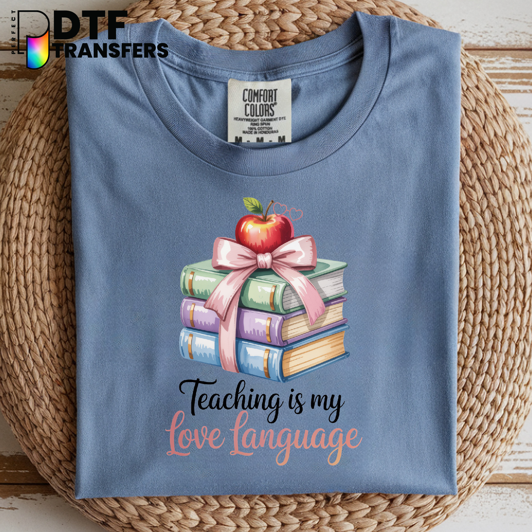 Teaching is My Love Language – Teacher DTF Transfer