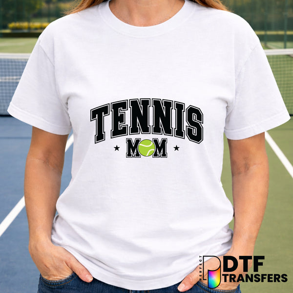 Tennis Mom Varsity Stars – Tennis DTF Transfer
