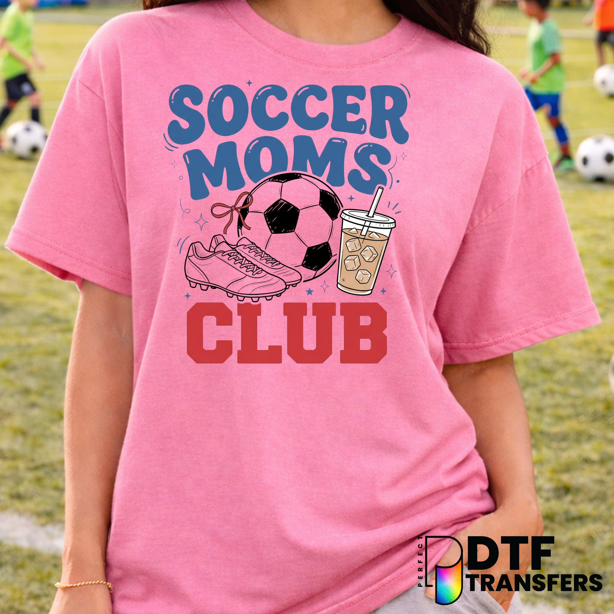 Soccer Moms Club – Soccer DTF Transfer