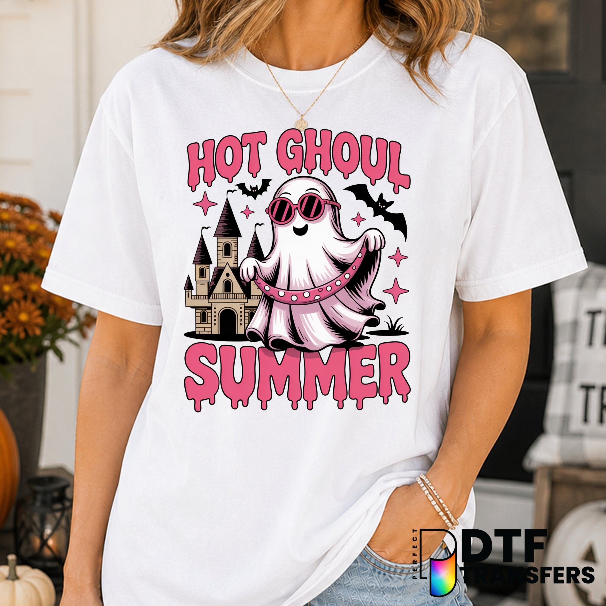 Hot Ghoul Summer – Halloween DTF Transfer