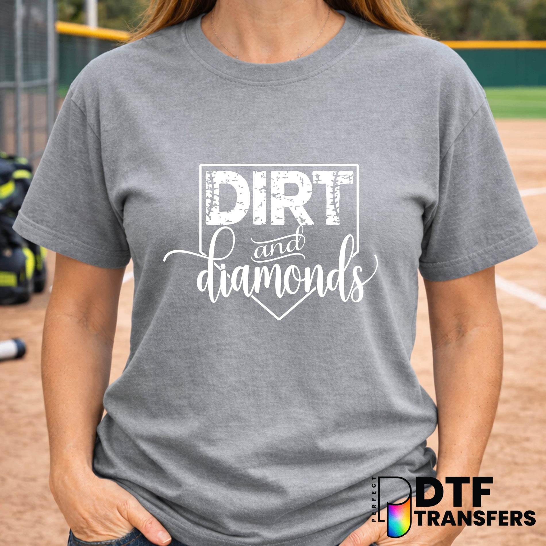 Dirt and Diamonds Softball – DTF Transfer