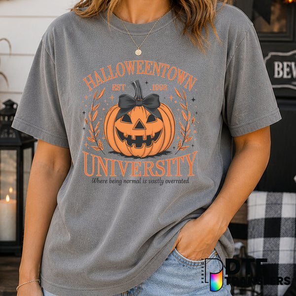 HALLOWEENTOWN UNIVERSITY PUMPKIN – Halloween DTF Transfer