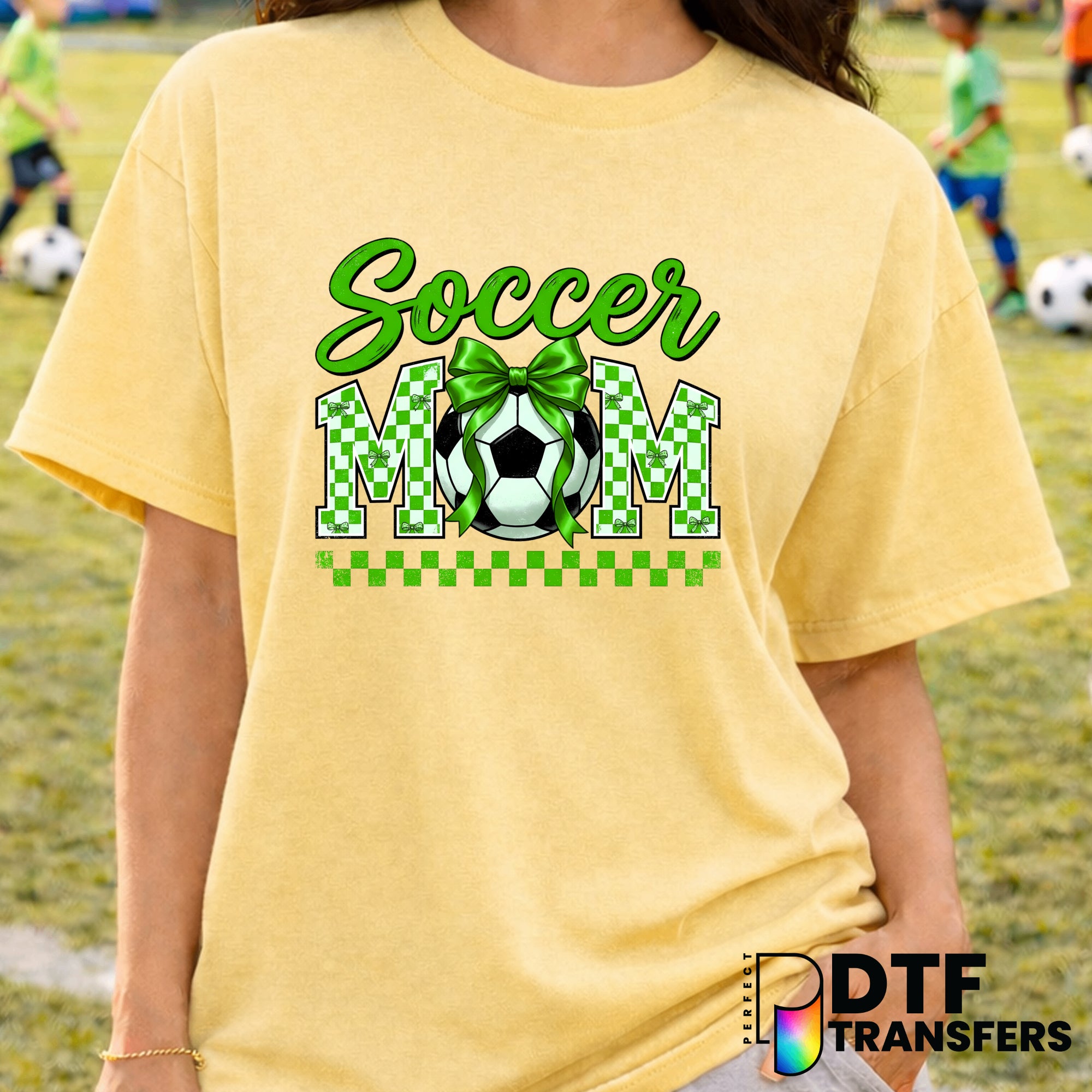 Soccer Mom – Soccer DTF Transfer