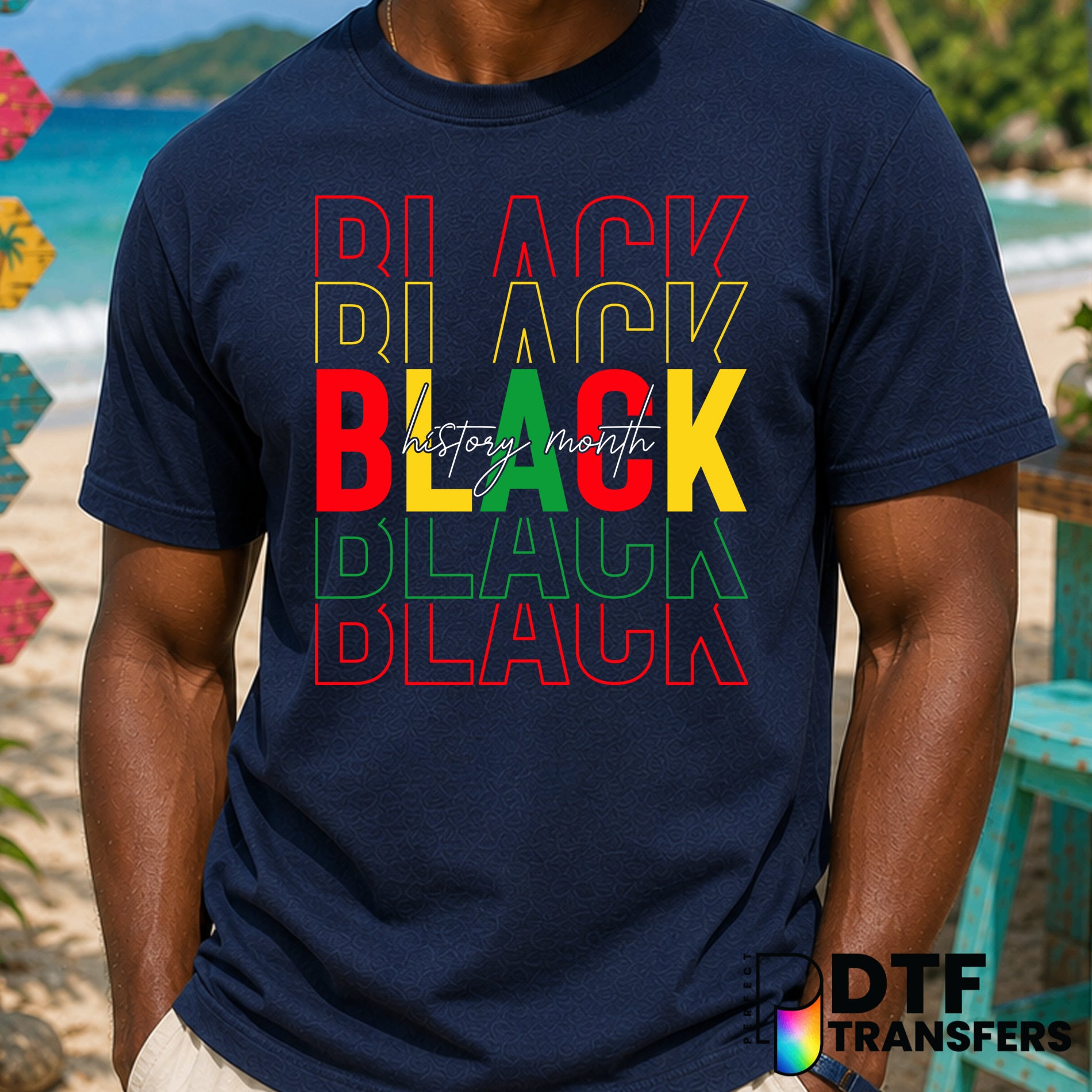 Retro Black History Month Text – DTF Transfer
