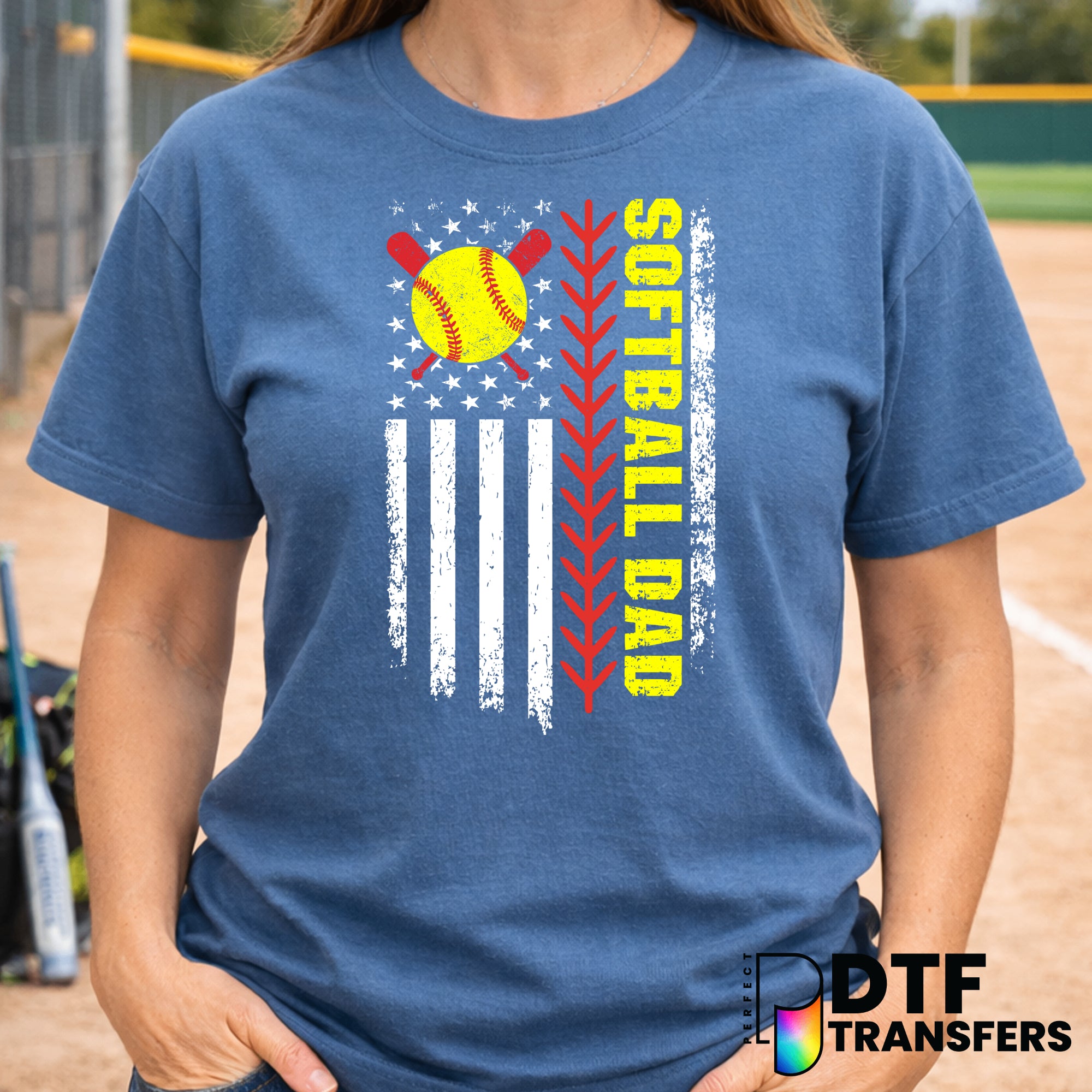Softball Dad – Softball DTF Transfer
