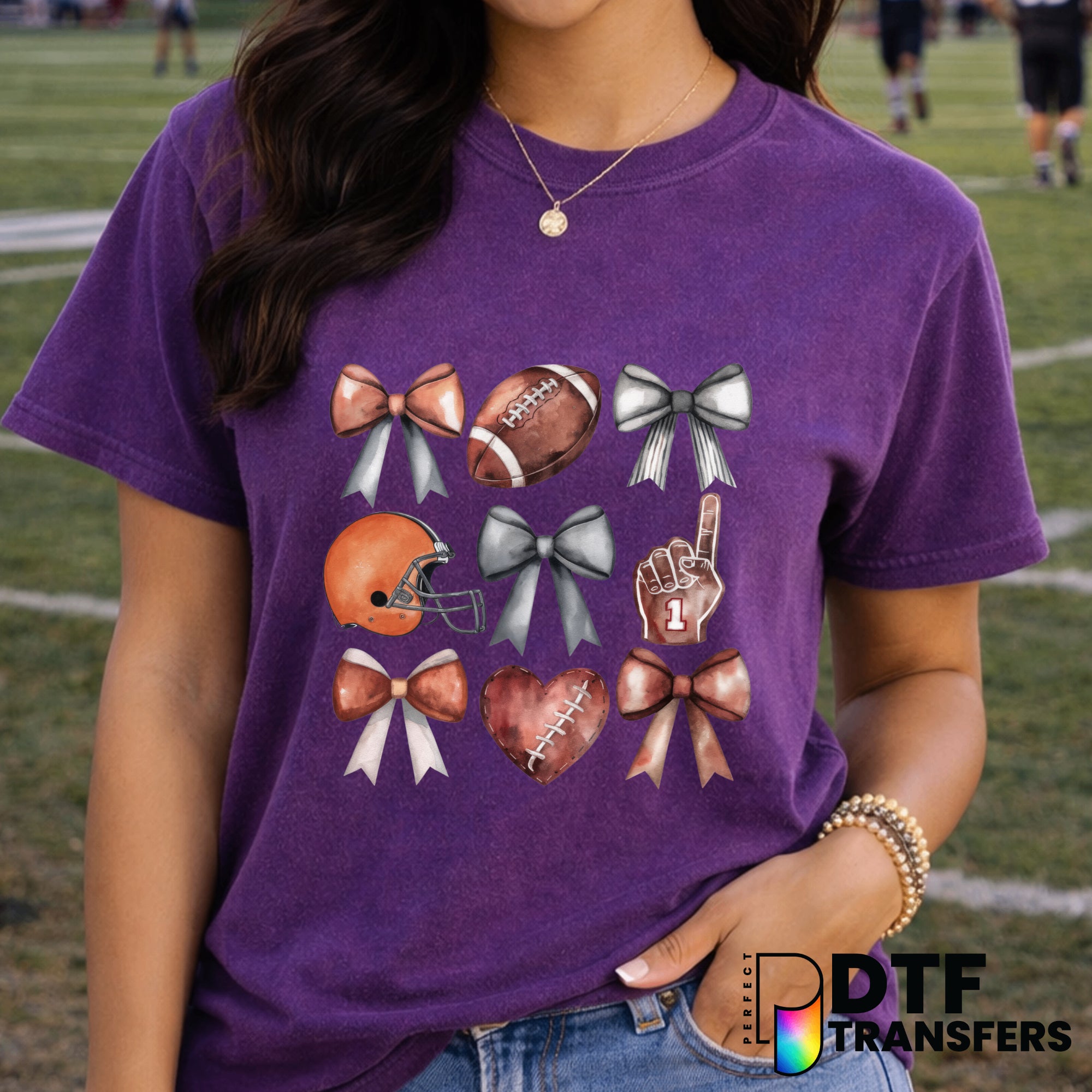 Football Mom – Football DTF Transfer